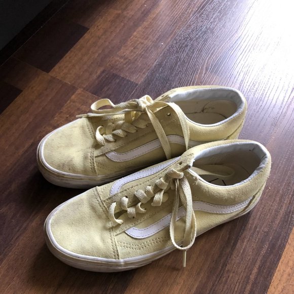 Old Skool Suede Yellow Vans - Picture 3 of 3